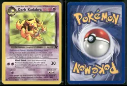 ✰ DARK KADABRA 39/82 UNCOMMON TEAM ROCKET POKEMON ✰ MP - Image 1