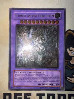 Ultimate Ancient Gear Golem LODT-EN043 Ultimate Rare Unlimited YuGiOh! NM - Image 2
