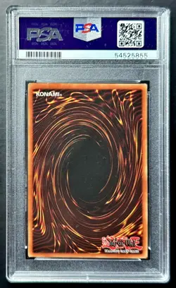 2002 Yugioh Collector's Tins BLUE-EYES WHITE DRAGON BPT-003 Secret Rare PSA 5 - Image 2