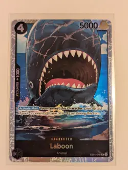 Laboon EB01-048 - Super Rare SR EN NM One Piece TCG Holo - Image 1