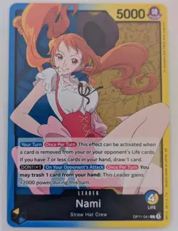 Leader Nami OP11-041 L EN NM One Piece TCG - Image 1