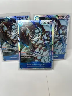 One Piece TCG Edward.Newgate SR OP13-042 X3 Carrying On His Will Foil - Image 5