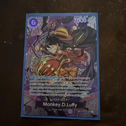 ONE PIECE OP-15 Adventure on KAMI's Island ST26-005 SP Monkey D. Luffy ENGLISH - Image 2