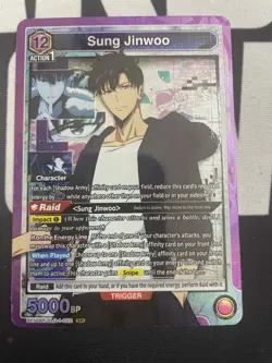 SUNG JINWOO SR UE17BT/SLG-1-022 UNION ARENA SOLO LEVELING NM - Image 1