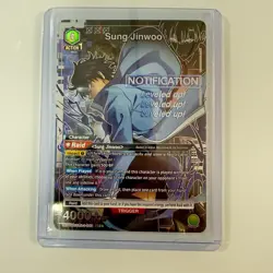 Union Arena UE17BT: SOLO LEVELING Sung Jinwoo UE17BT/SLG-1-049 Super Rare 1-Star - Image 2