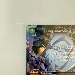 Union Arena UE17BT: SOLO LEVELING Sung Jinwoo UE17BT/SLG-1-049 Super Rare 1-Star - Image 3