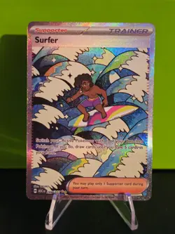 Surfer 293/217 Ascended Heroes Mega Evolution Pokemon Card SIR - Image 1