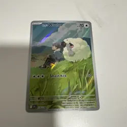 Pokemon TCG Hop's Wooloo 170/159 Journey Together Illustration Rare NM Card - Image 1