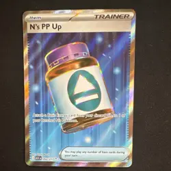 Pokemon N's PP Up ASC 262/217 Rare Trainer-Item Full Art Holo English TCG Card - Image 1