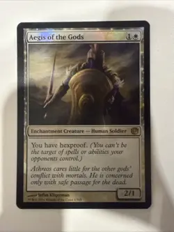 MTG English Aegis of the Gods NM Foil Journey into Nyx - Image 1