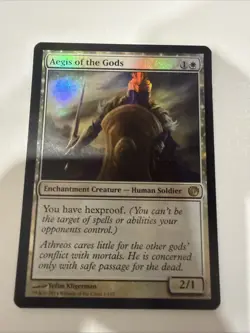 MTG English Aegis of the Gods NM Foil Journey into Nyx - Image 2