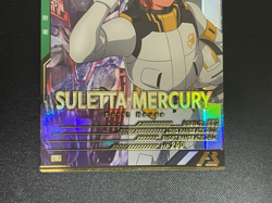 Gundam ARSENAL BASE Card LX02-112(P) SULETTA MERCURY Holo Rare BANDAI 2023 - Image 4