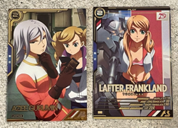 Gundam ARSENAL BASE Card LXR02-013 LX02-108 Azee Gurumin Lafter Frankland BANDAI - Image 1