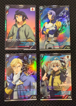 Gundam ARSENAL BASE Card ST02-009 Mcgillis Gaelio Mikazuki Wistario BANDAI JAPAN - Image 1