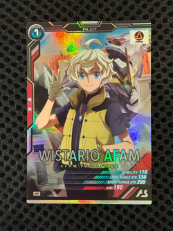 Gundam ARSENAL BASE Card ST02-009 Mcgillis Gaelio Mikazuki Wistario BANDAI JAPAN - Image 4