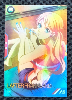 Gundam ARSENAL BASE Card PR-115(PR) Lafter Frankland BANDAI Made in Japan - Image 1