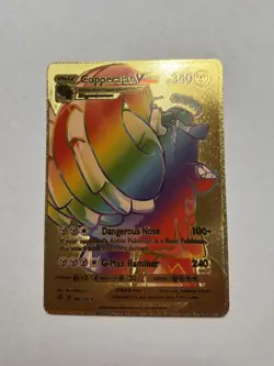 Copperajah VMAX 199/192 Rainbow HP340 - Gold Foil Fan Art Display Card NM - Image 1