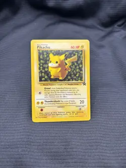 Pokemon TCG Pikachu Black Star 1 Promo Card - Image 1