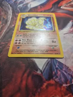 Ninetales 12/102 Holo Unlimited Pokemon Card Base Set 1999 MP - Image 4