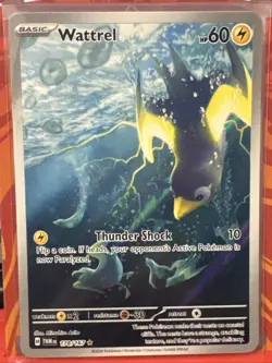 Pokemon TCG Wattrel Scarlet & Violet Twilight Masquerade Holo Card 178/167 - Image 1