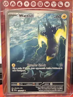 Pokemon TCG Wattrel Scarlet & Violet Twilight Masquerade Holo Card 178/167 - Image 3