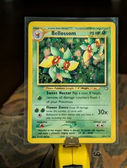 Pokemon Bellossom Holo Rare Neo Genesis 3/111 Stage 2 70 HP Unlimited Card - Image 1