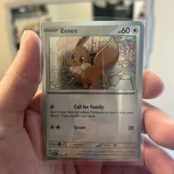 Pokemon Eevee SVP Promo Holo Card 200 HP60 Call for Family Gnaw - Image 1