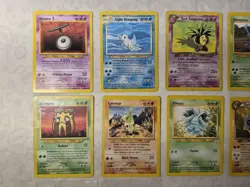 Pokemon Card Neo Destiny Set TCG Vintage 12 Card Lot WOTC Trading Cards - Image 2