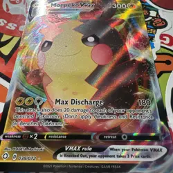 Morpeko Vmax 2021 Fates Full Art Ultra Rare Holo Pokemon Card 038/072 M/NM🔥🔥 - Image 3