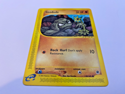 Pokemon Card - Non-Holo Geodude 110/165 Expedition *EX* e-Card Common - Image 2