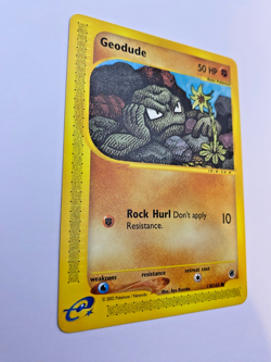 Pokemon Card - Non-Holo Geodude 110/165 Expedition *EX* e-Card Common - Image 4