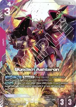 Gundam Ashtaron (R+) GD02-040 English R+ Dual Impact Gundam Card Game - Image 1
