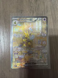 Pokemon Alakazam EX TCG SV Scarlet & Violet 151 Card 201/165 NM Holo - Image 1