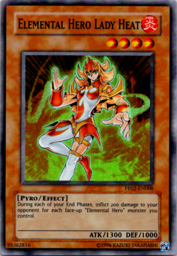 Elemental Hero Lady Heat - PP02-EN008 - Super Rare - Unlimited - LP - Image 1