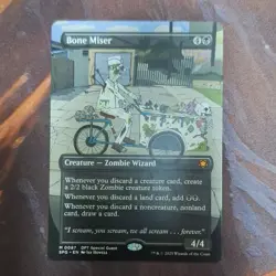 Magic: The Gathering Bone Miser Special Guests Borderless Mythic Black Zombie - Image 1