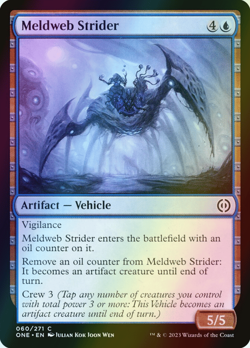 MTG Meldweb Strider Foil ** Phyrexia: All Will Be One ** English (NM) - Image 1
