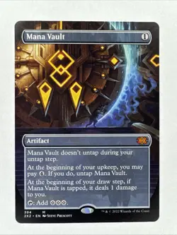 Mana Vault Borderless NM Unplayed Non-foil Double Masters 2022 MTG - Image 2