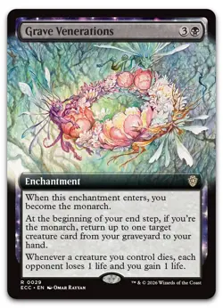 Grave Venerations (Extended Art) #29 (NM) ECC Magic MTG - Image 1