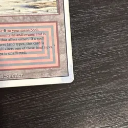 4x MTG Magic: The Gathering Badlands Revised Dual Land - LP - Image 5