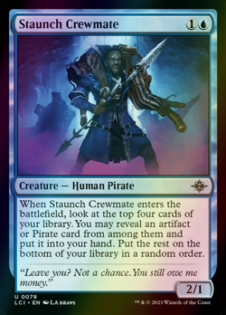 MTG Staunch Crewmate Foil ** The Lost Caverns of Ixalan ** English (NM) - Image 1