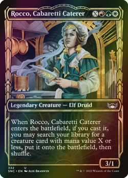 MTG Rocco, Cabaretti Caterer Showcase Foil ** SNC ** English (NM) - Image 1