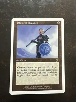 Stemma Araldico Magic The Gathering Mtg Ita Coat Of Arms 7th Edition Artefatto - Image 1