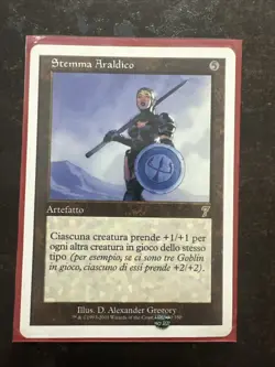 Stemma Araldico Magic The Gathering Mtg Ita Coat Of Arms 7th Edition Artefatto - Image 3