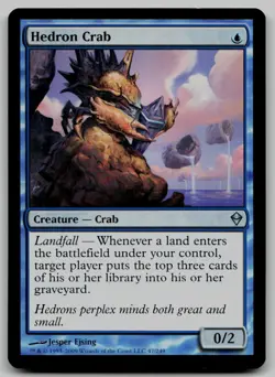 Hedron Crab U Zendikar 47 NM - Image 1