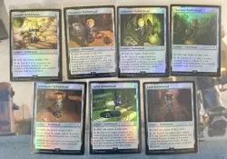 MTG Fallout FOIL Bobblehead Set: SPECIAL - All (7) Seven (FOIL) Bobbleheads! - Image 1