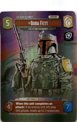 Boba Fett - Collecting the Bounty (Showcase) [SOR - 265]Foil Common NM - Image 1