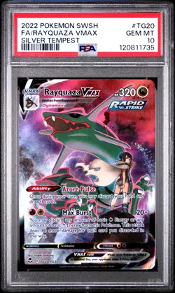 POKEMON PSA 10 2022 SWSH SIlver Tempest Rayquaza VMAX TG20/TG30 *1735 - Image 1