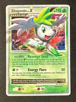 Shaymin Lv. X DP39 2009 D&P Black Star Promo Pokemon Card TCG Holo Rare - Lp - Image 1