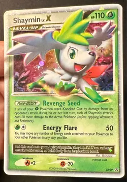 Shaymin Lv. X DP39 2009 D&P Black Star Promo Pokemon Card TCG Holo Rare - Lp - Image 2