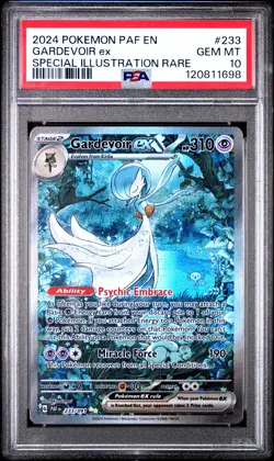 POKEMON PSA 10 2024 SV Paldean Fates Gardevoir ex 233/091 SIR *1698 - Image 1